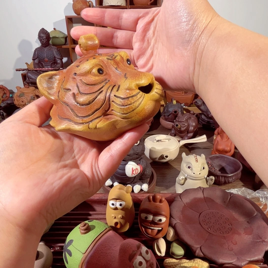 紫砂茶壶纯手工制作过程非常