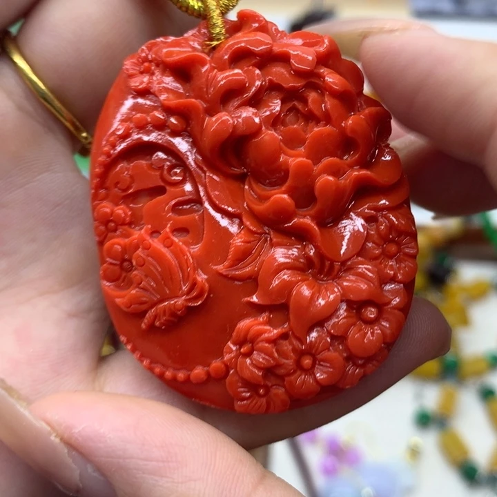 合金颈饰玛瑙/玉髓吊坠