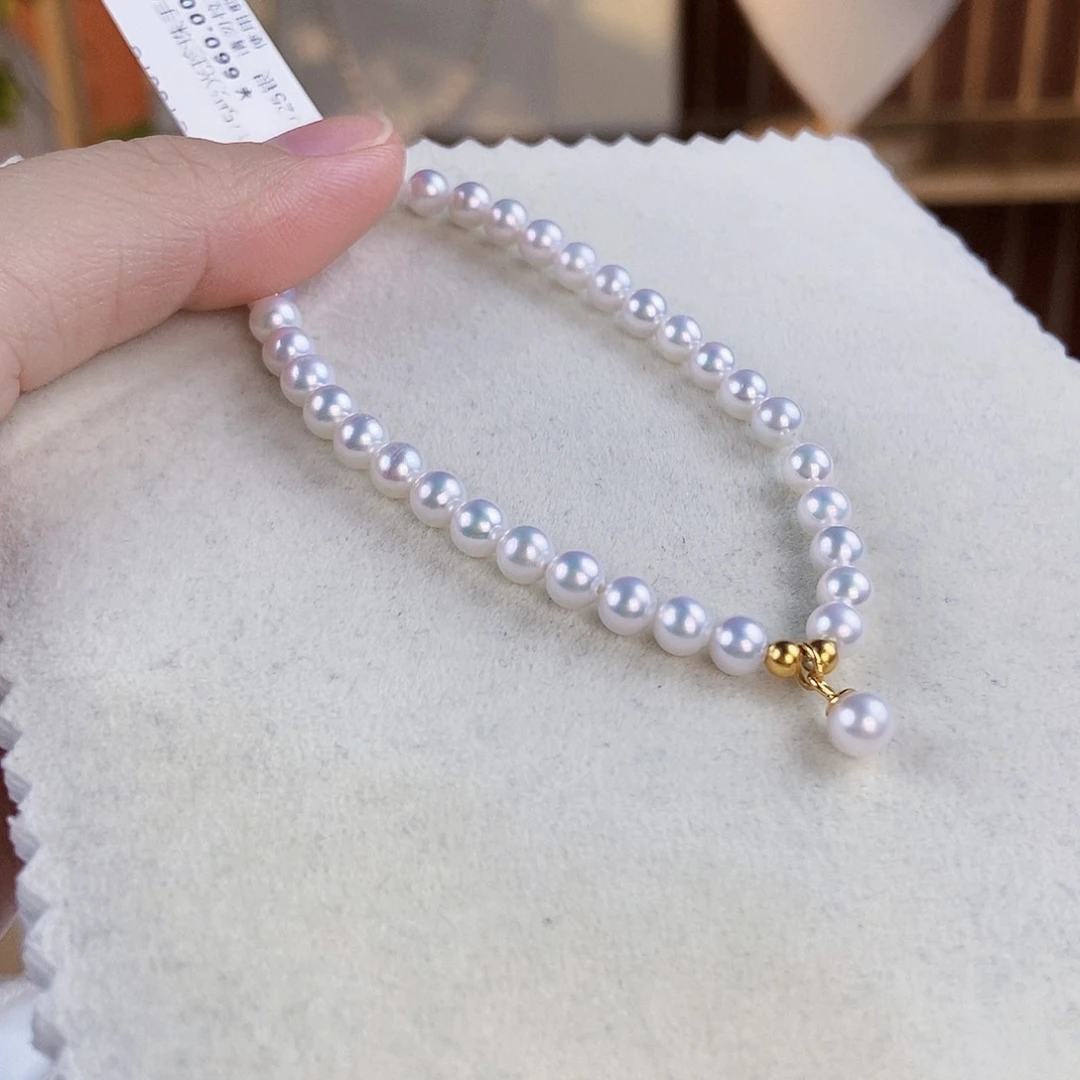 淡水珍珠手绳银S925镶嵌