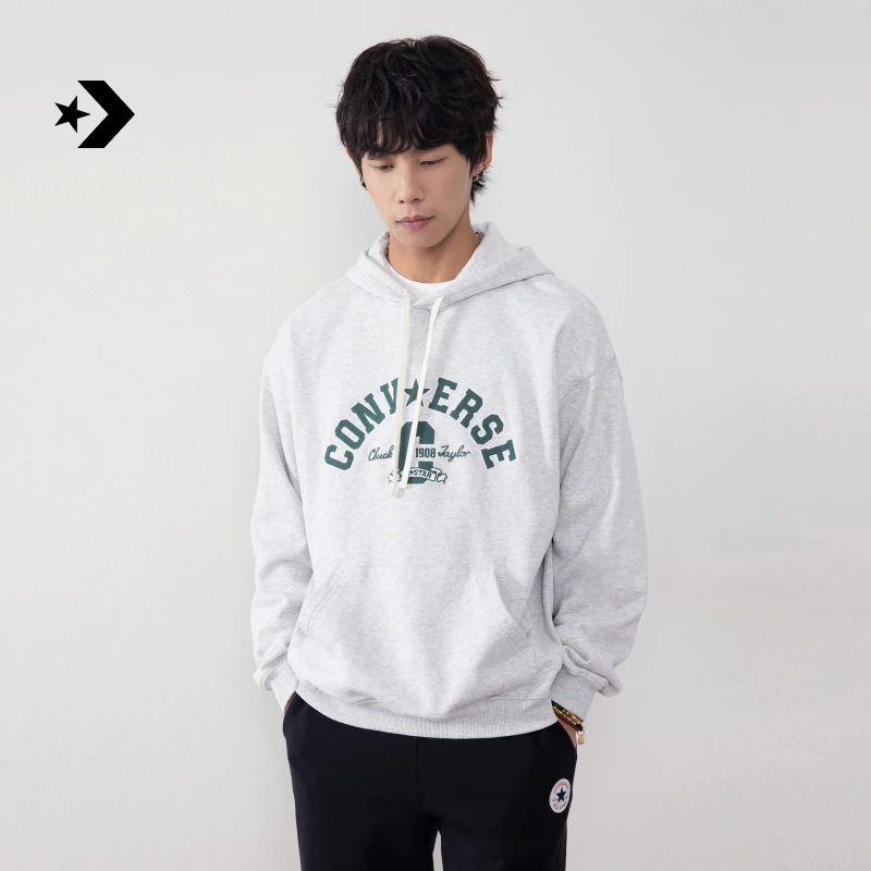 匡威秋冬新品男女经典连帽衫复古长袖卫衣CONVERSE UCJ084