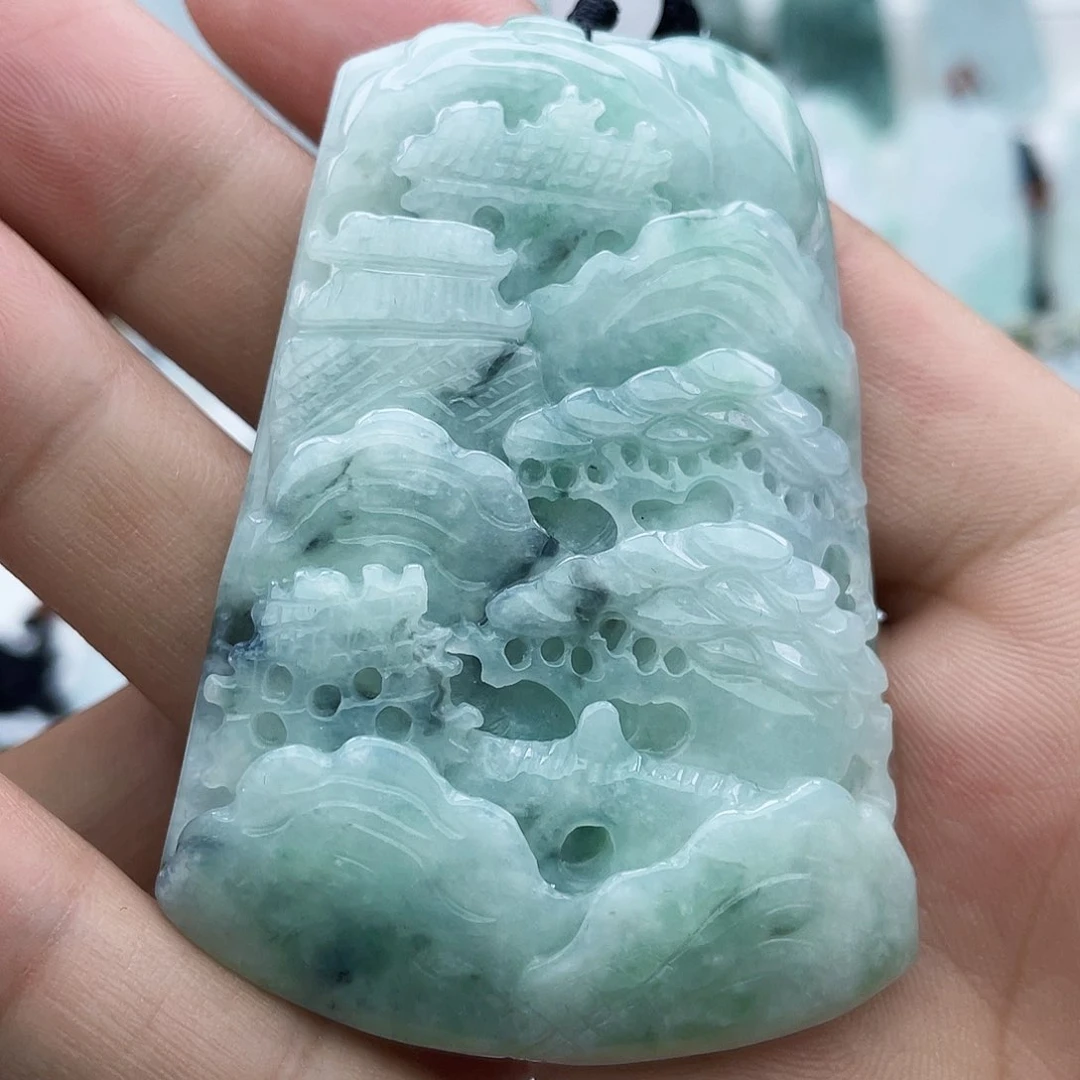 颈饰未镶嵌翡翠翡翠