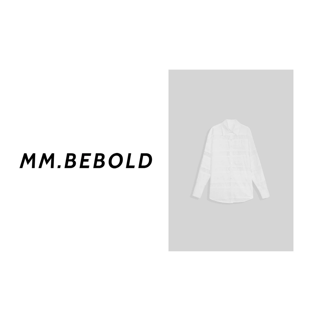 【老刘精选】设计感蕾丝拼接衬衫MQJ2239