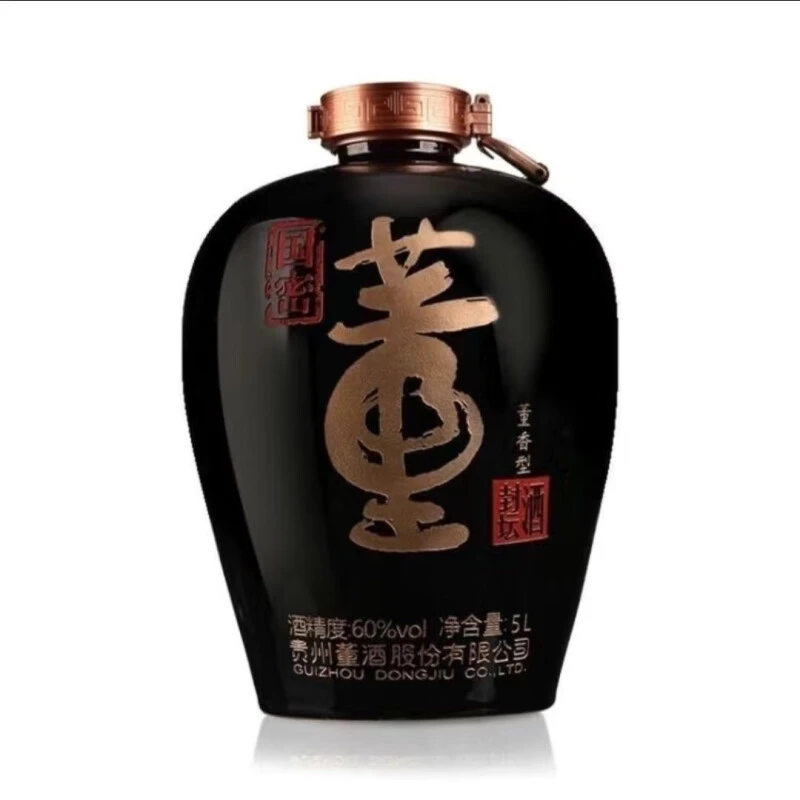 董酒国密封坛酒十斤装 60度  5000ml 董香型白酒 收藏摆柜60度