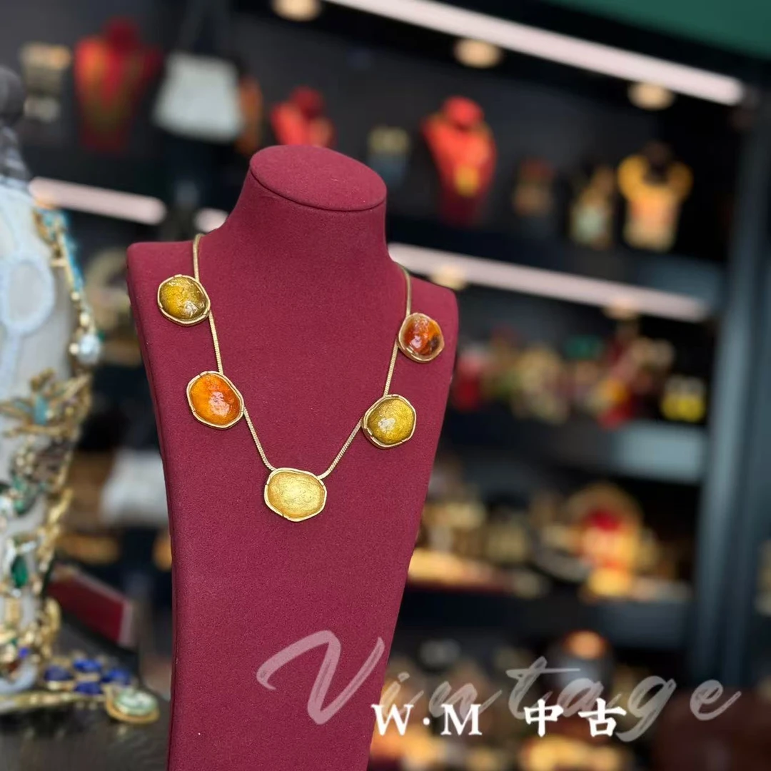 铜合金项链  W·M中古-vintage 项链