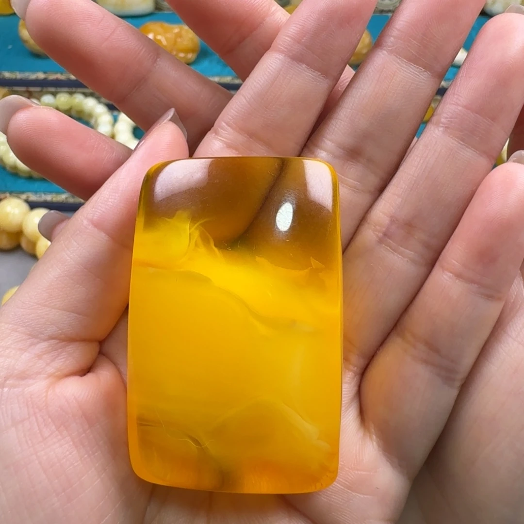 琥珀未镶嵌手链同料