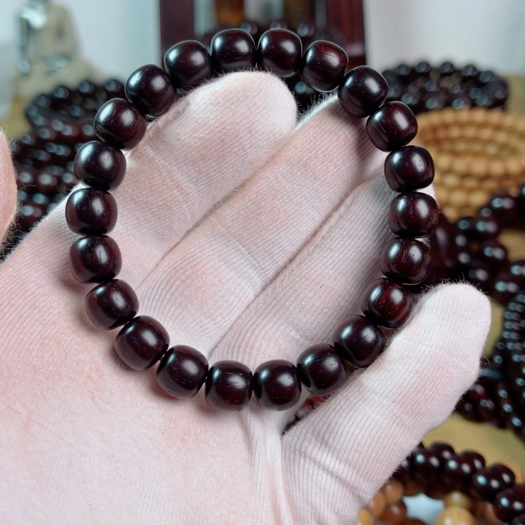 小叶紫檀手串/手链9/10老型高油密金星