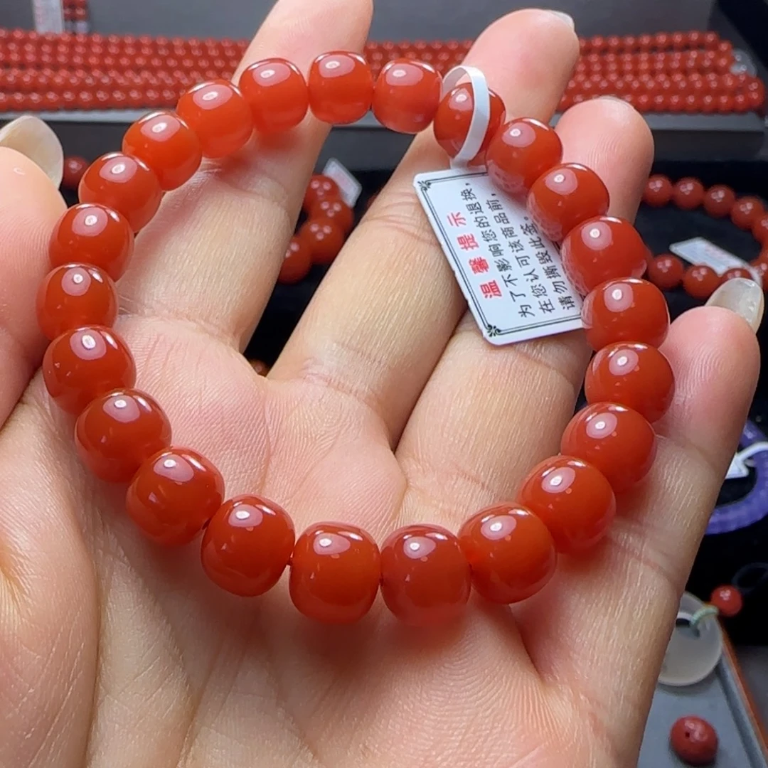 南红玛瑙未镶嵌手串