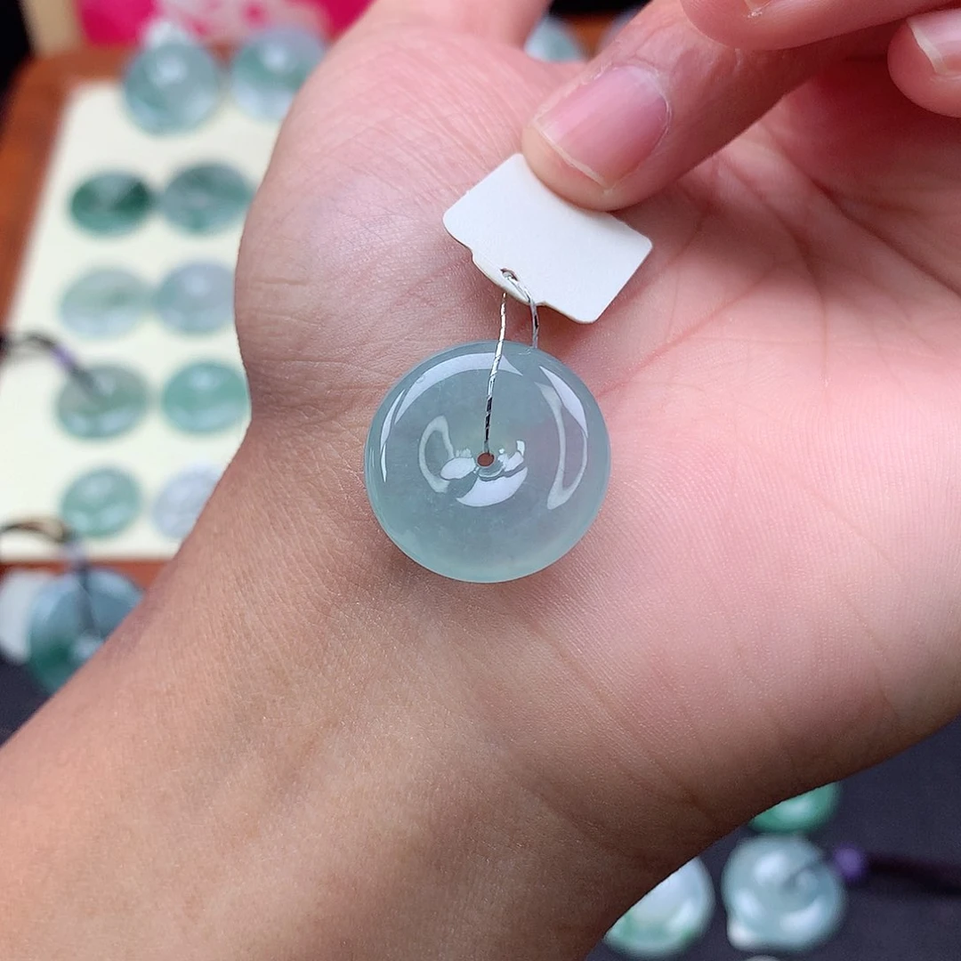 颈饰未镶嵌翡翠34 尺寸20.3-5.8