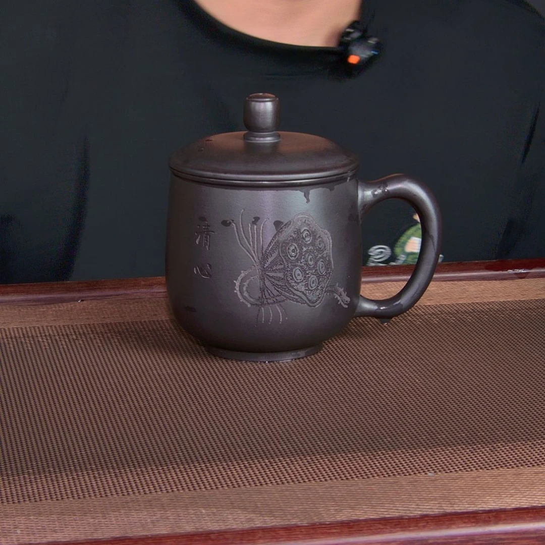 茶杯紫砂高货放漏