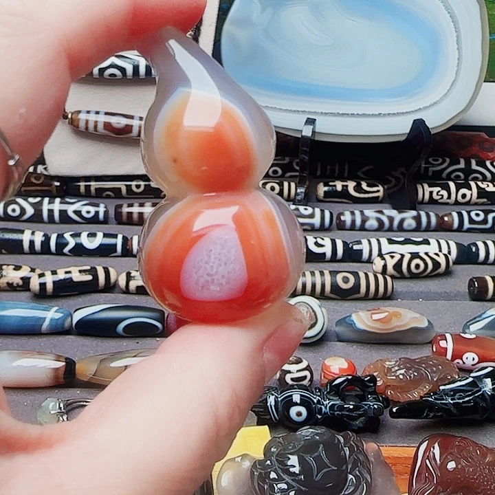 玛瑙/玉髓合金珠宝半成品