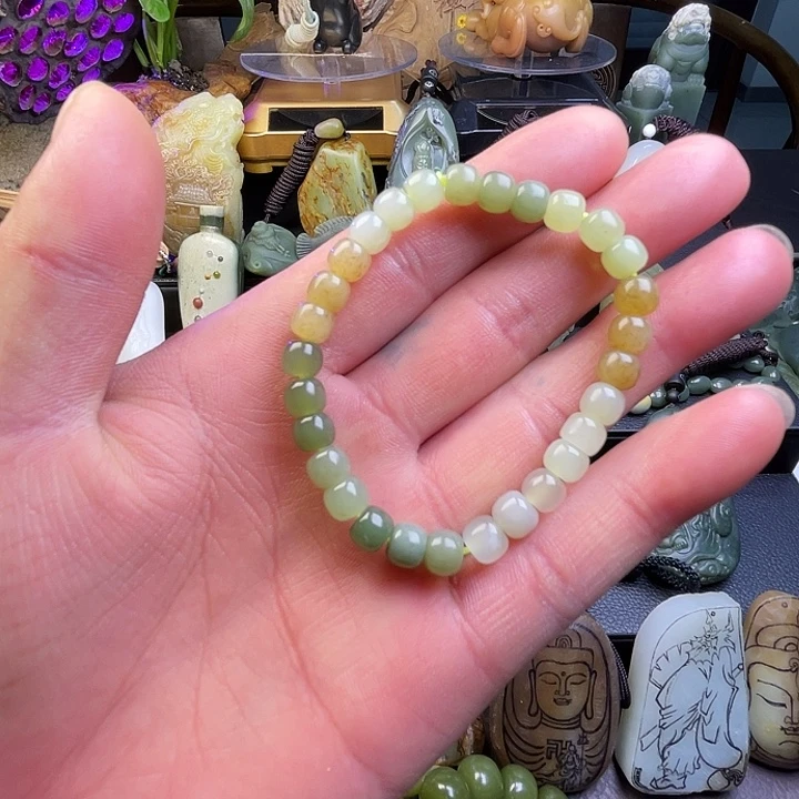 和田玉（糖玉）未镶嵌手链