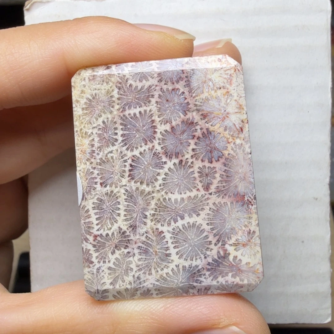 硅化玉未镶嵌紫黄大网花，可盘