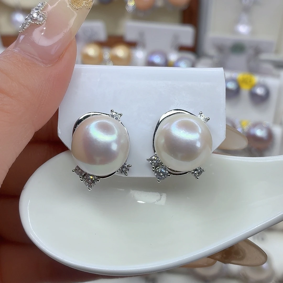 耳饰未镶嵌淡水珍珠F