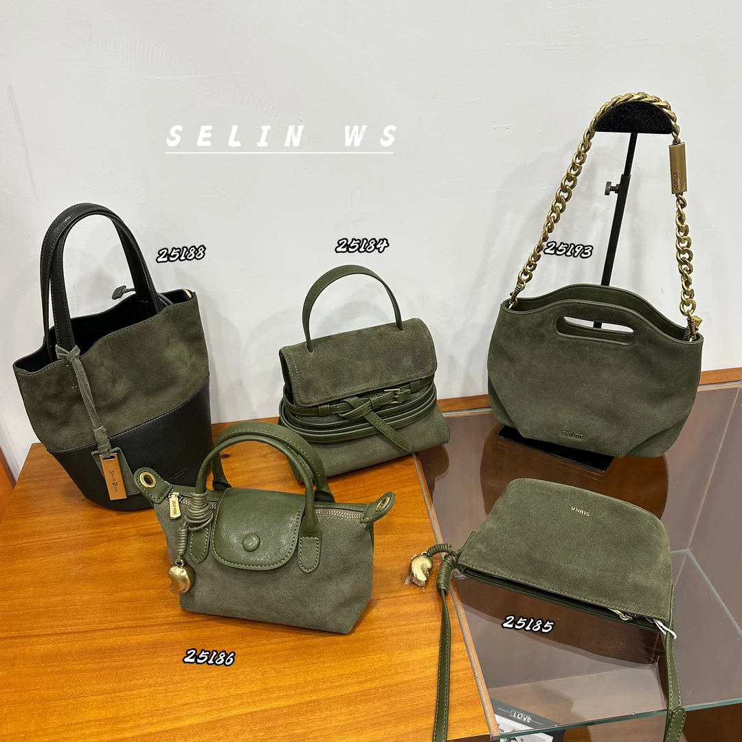【磨砂系列X】SELIＮWEISS2025秋冬新款磨砂皮时尚单肩斜挎女包集合