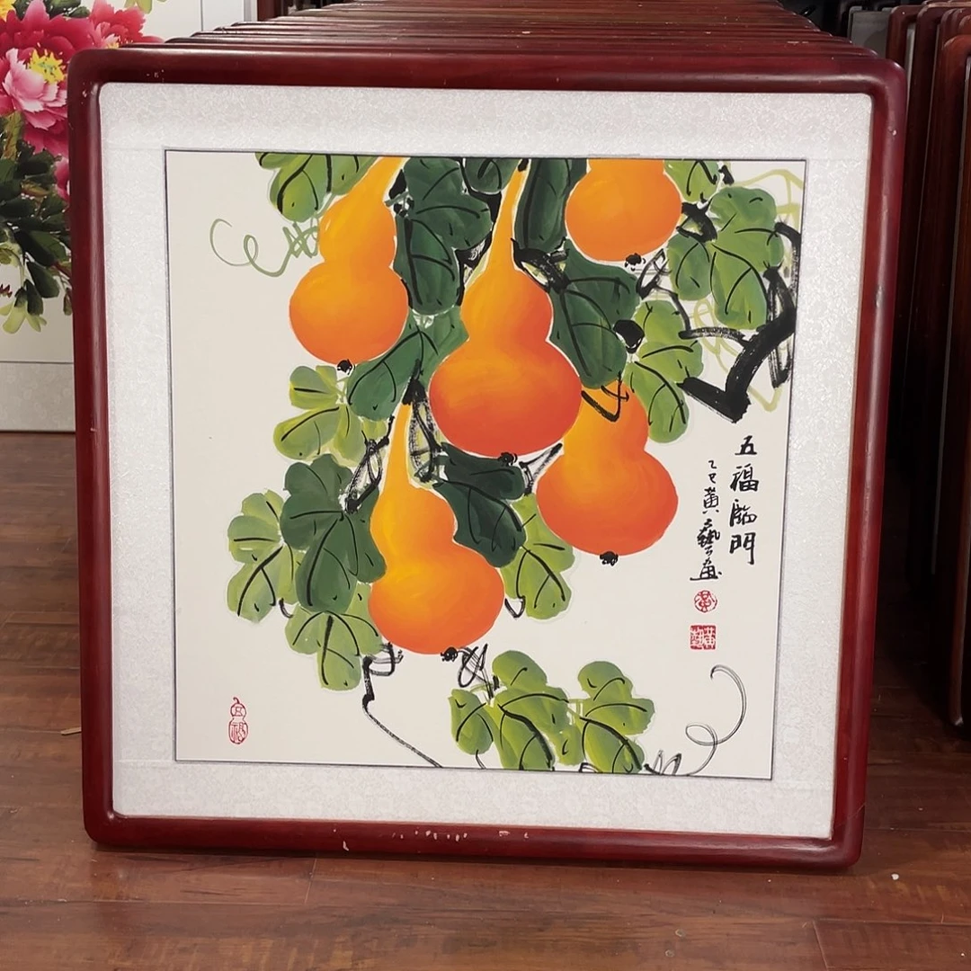 国画带框尺寸63*63厘米
