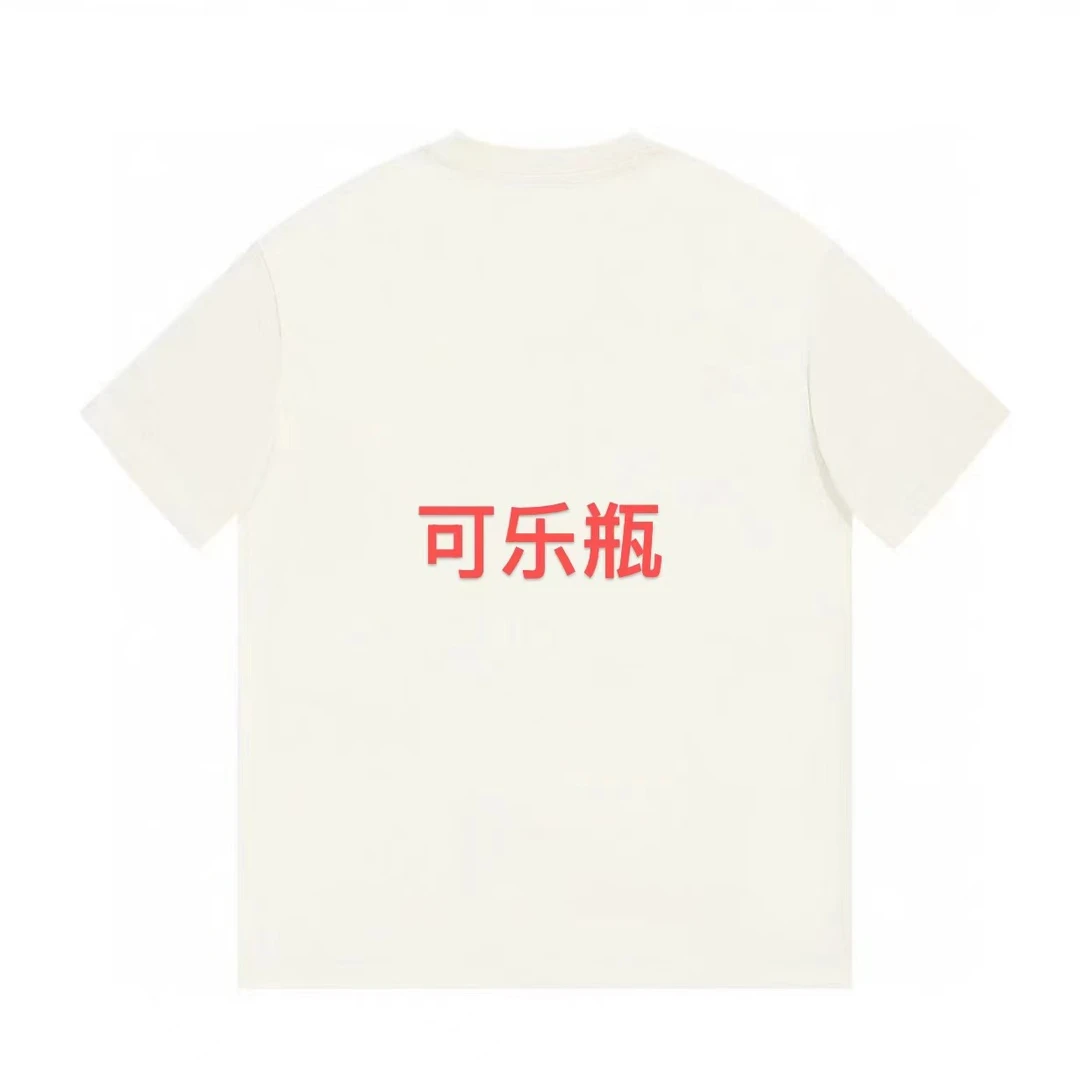 ML·沈闹闹 可乐瓶休闲大版短袖-d091