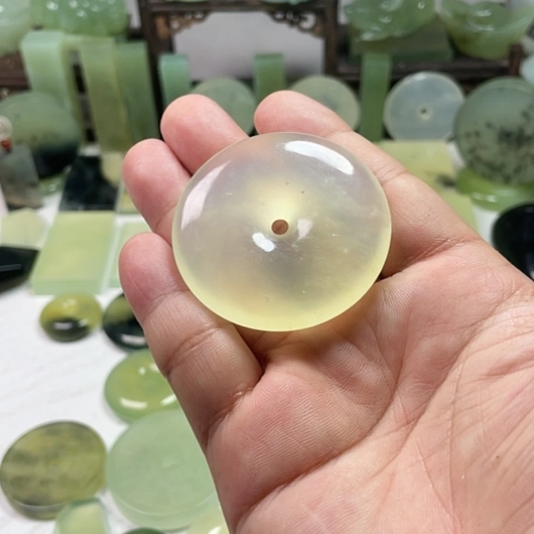 【闪购商品】未镶嵌岫玉挂件静*