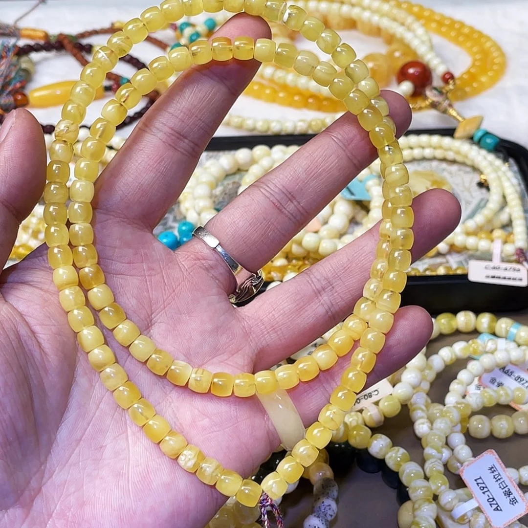 蜜蜡未镶嵌手串6.5m✖️6m