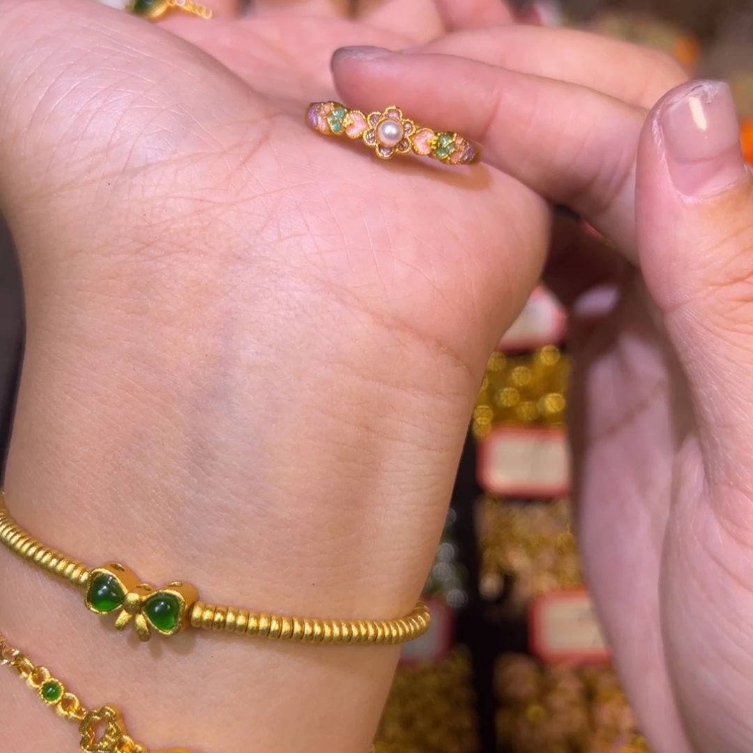 合金花花戒指1ge