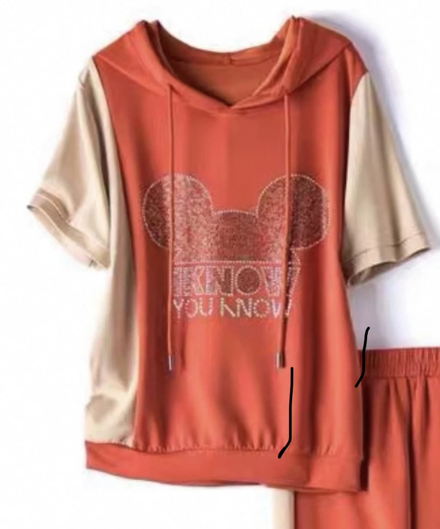 显瘦洋气时尚夏季T恤S412