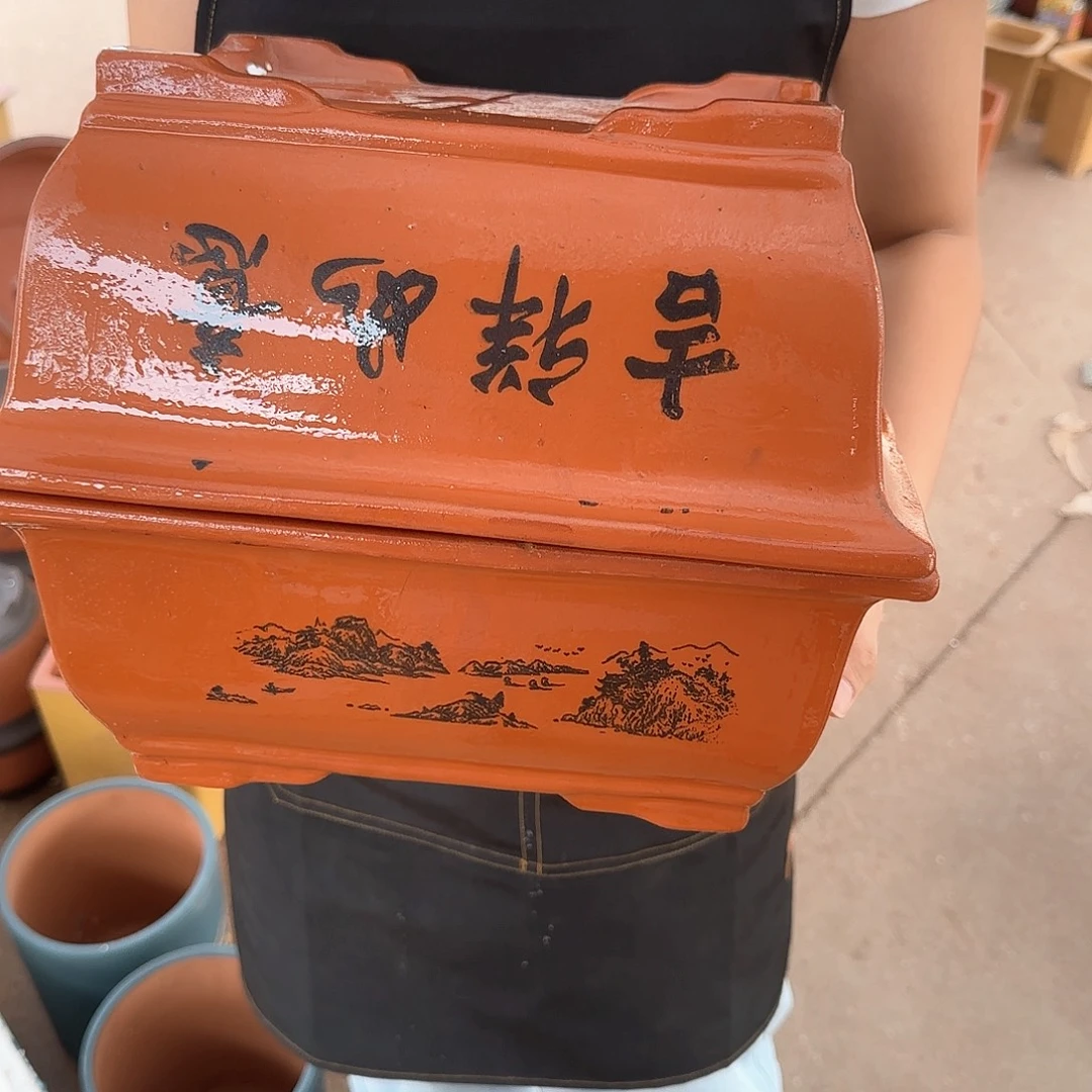 紫砂花盆口径口径26 18 10