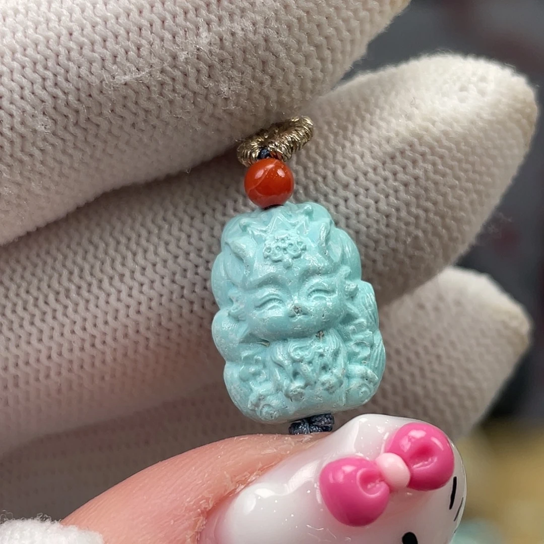 绿松石未镶嵌挂件