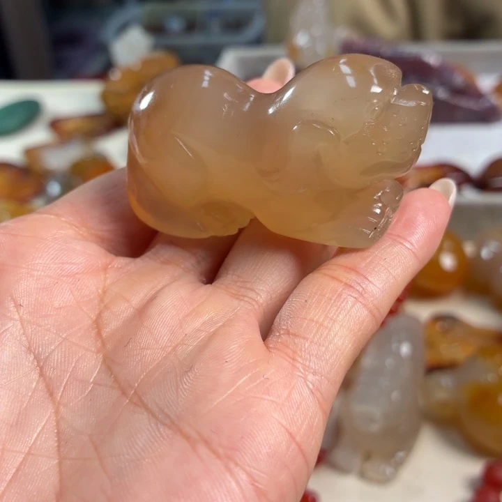玛瑙/玉髓未镶嵌吊坠(不含链)