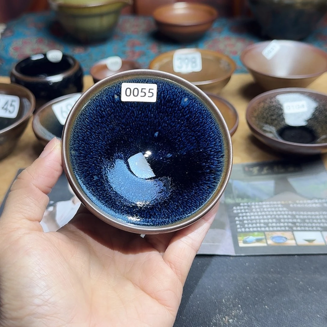 茶盏0055 柴烧手工主人杯