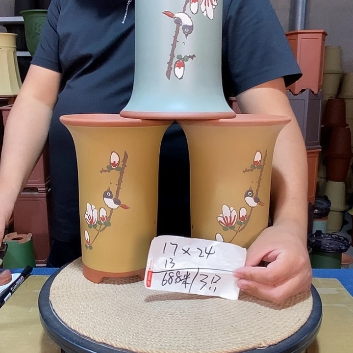 紫砂花盆紫砂花盆