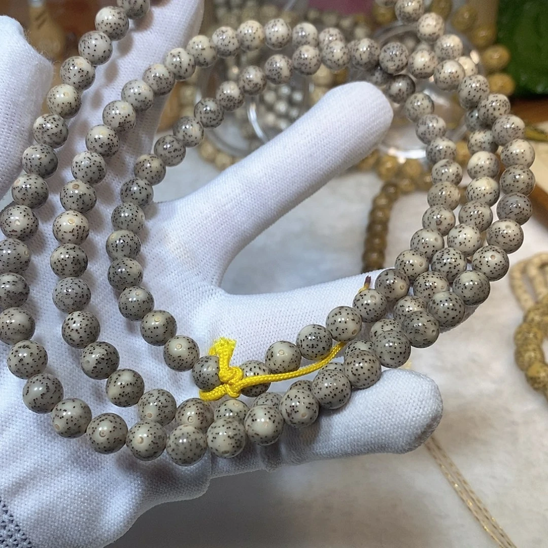 吊坠星月菩提8圆石玉108