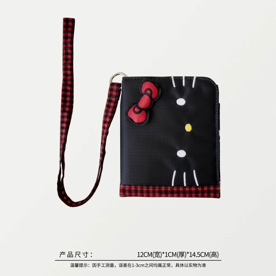 58344 黑色KT猫，证件包卡包零钱包，尺寸：12×14.5cm