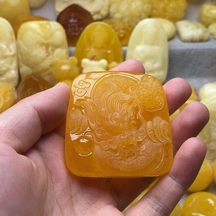 琥珀颈饰未镶嵌琥珀蜜蜡吊坠