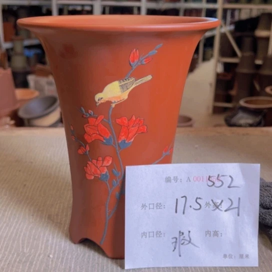 紫砂花盆紫紫砂盆