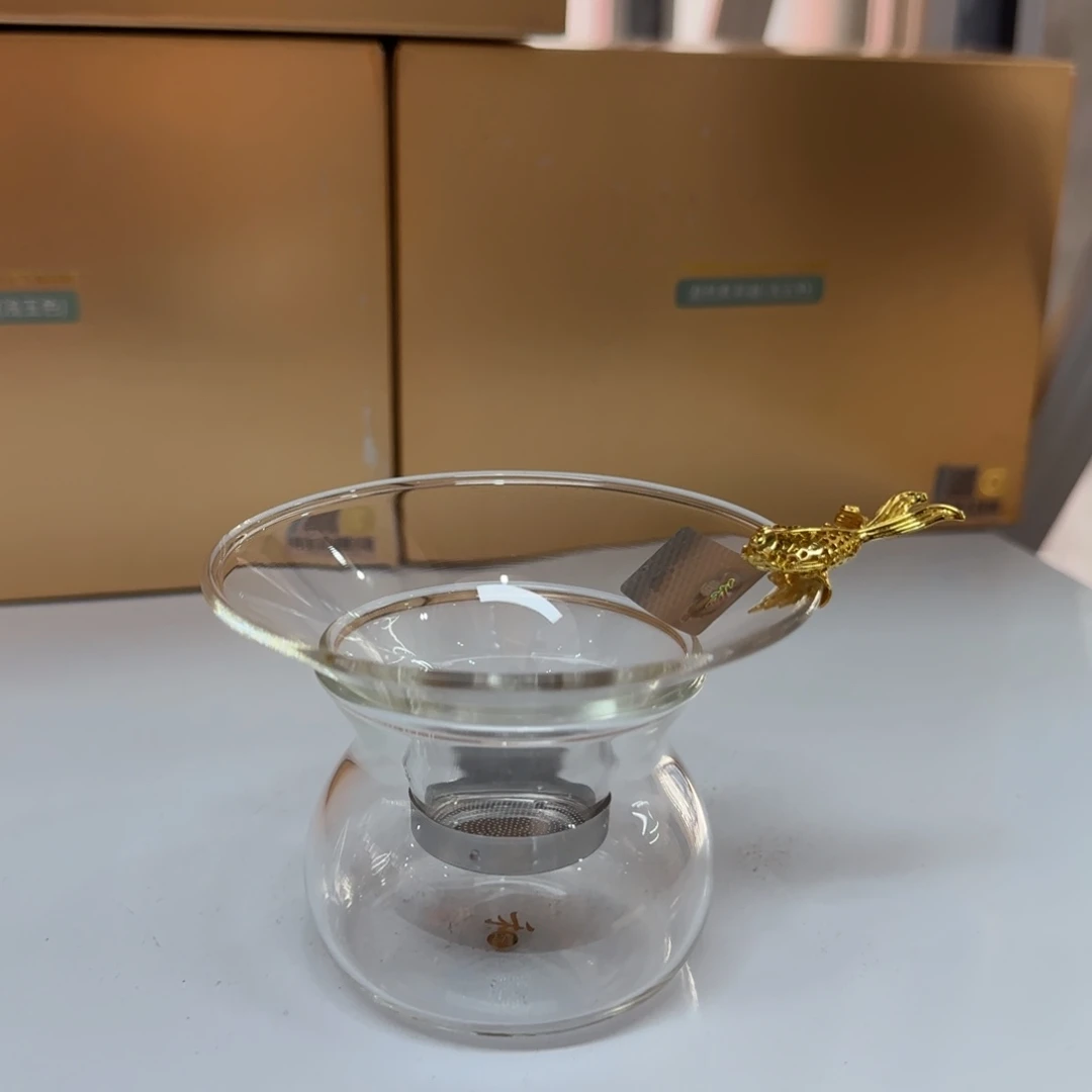 禾器金鱼不锈钢茶漏