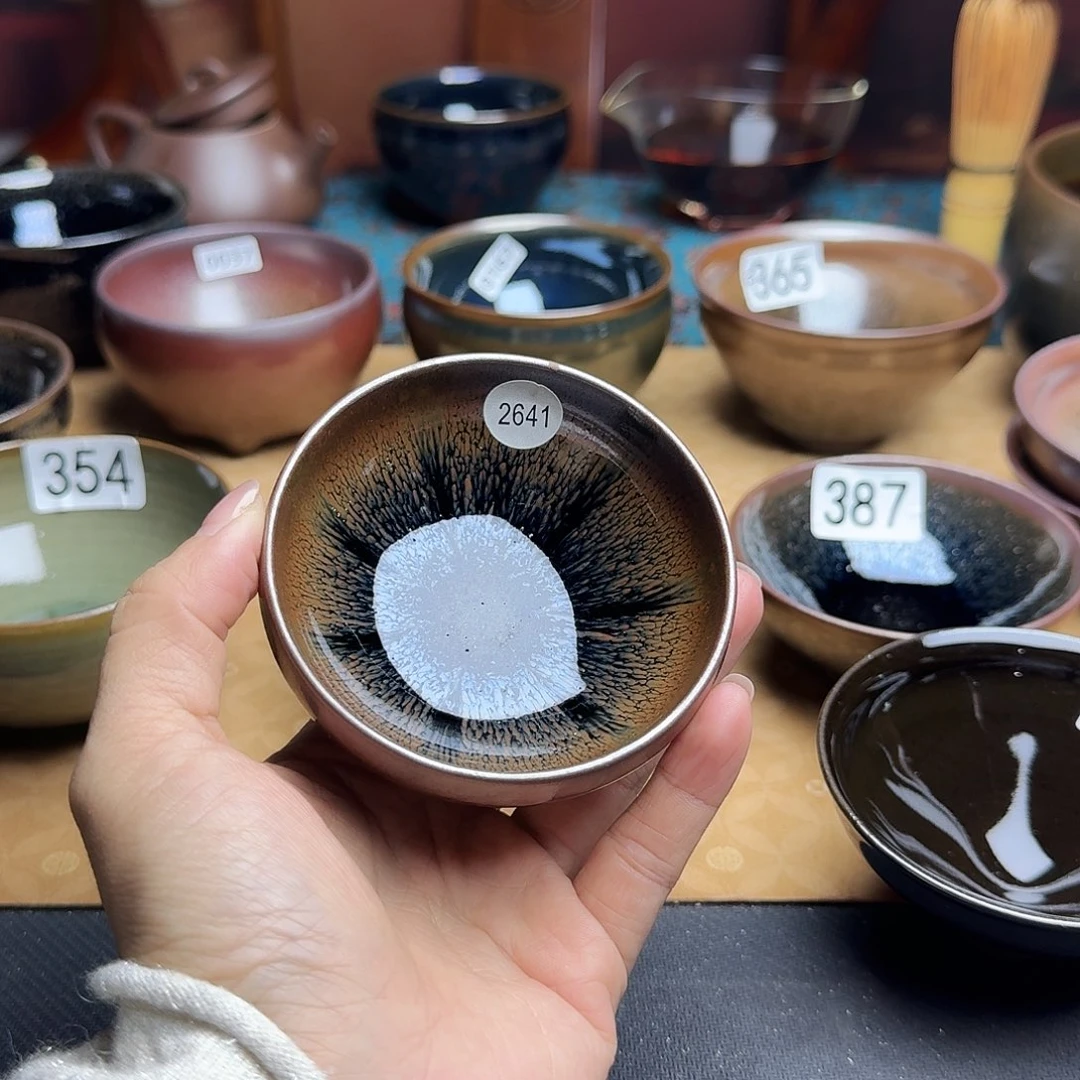 茶盏2641 柴烧手工主人杯