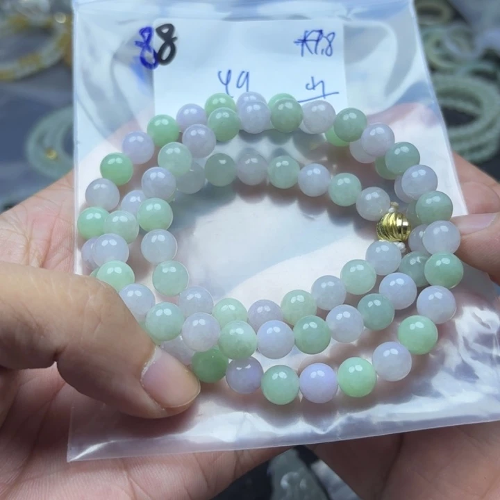 颈饰未镶嵌翡翠手串