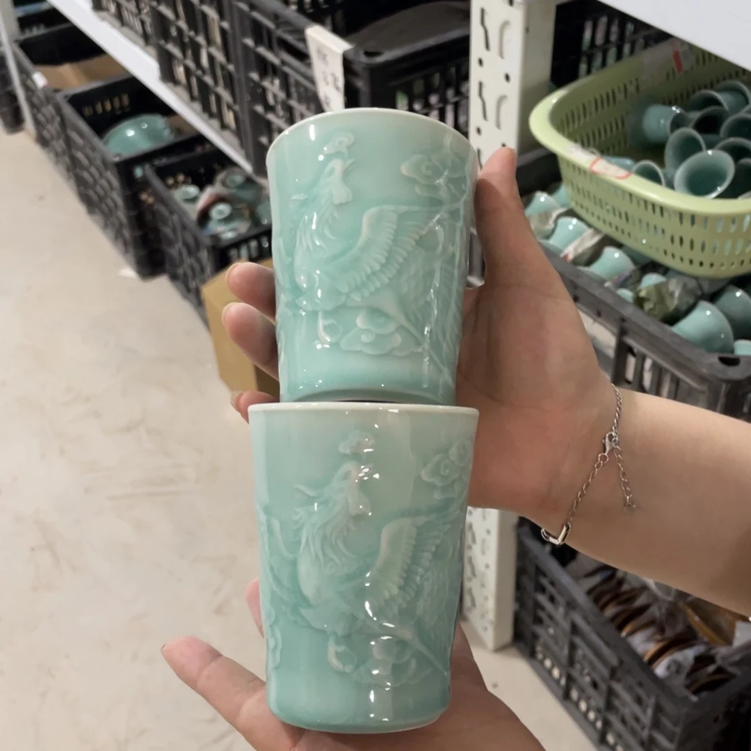 可乐杯 微瑕特价 青瓷