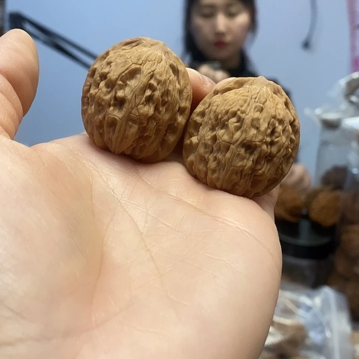 文玩核桃把件33坐地炮小众