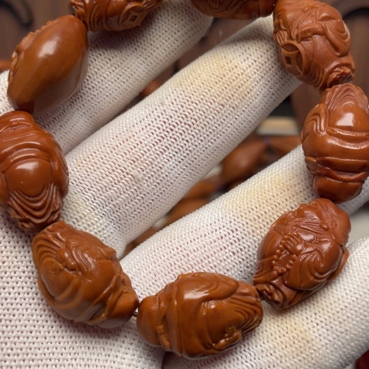 橄榄核手串/手链1.6财神