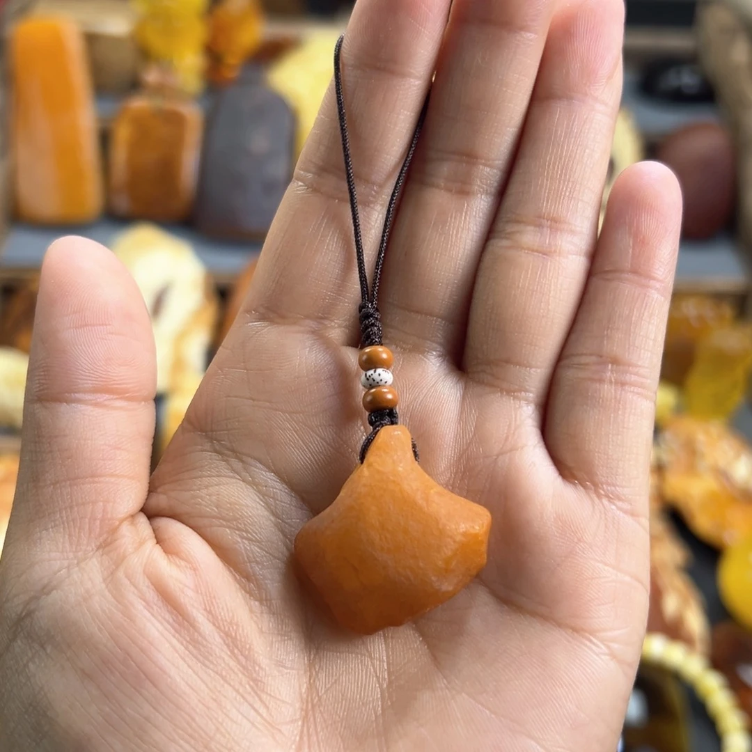 琥珀裸石未镶嵌琥珀蜜蜡