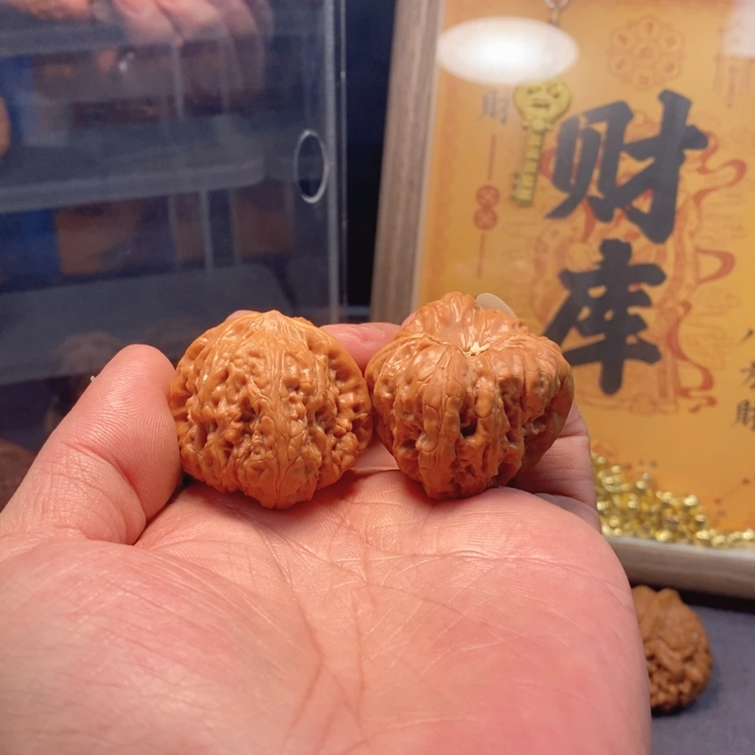 把件文玩核桃全品无修37尺福利平谷凹底