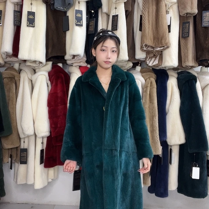 努***丽110翡翠绿超长气质款