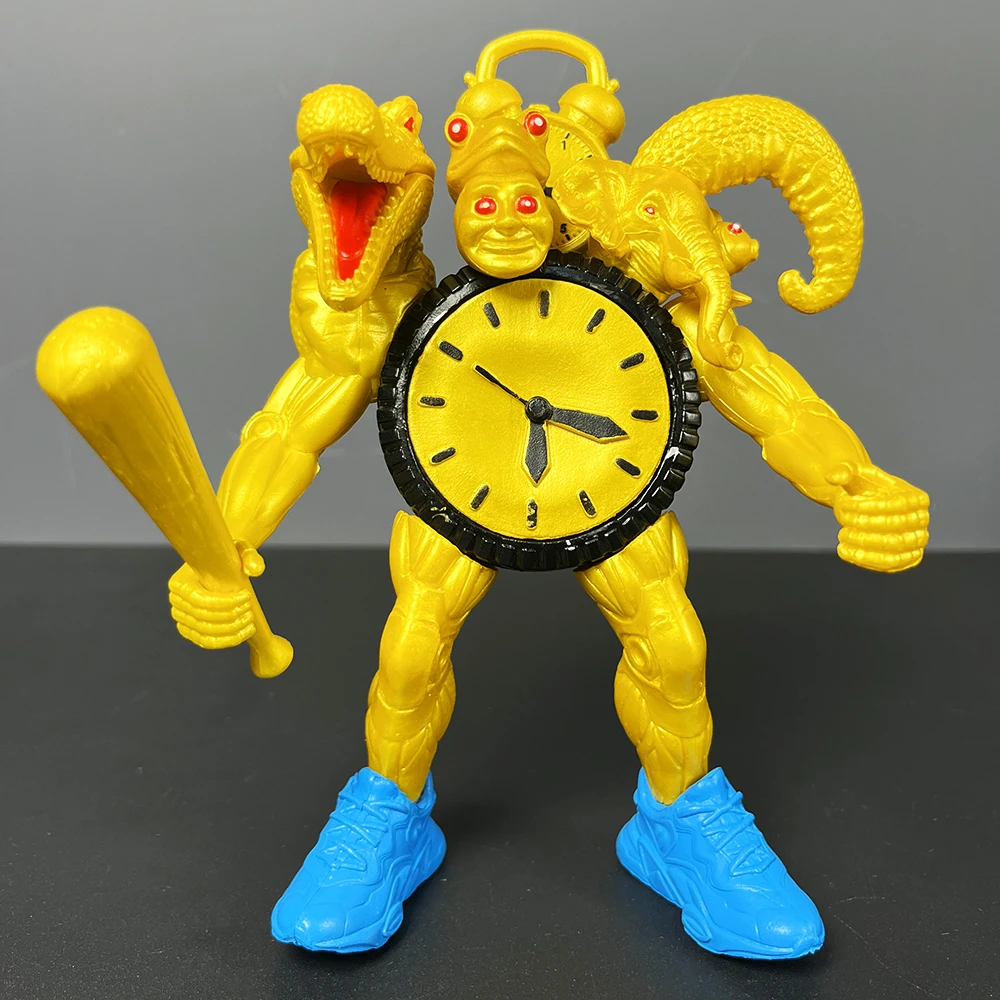 外国ai山海经新款玩具狂化鳄鱼木棍时钟人黄金版vs朱雀木棍人手办