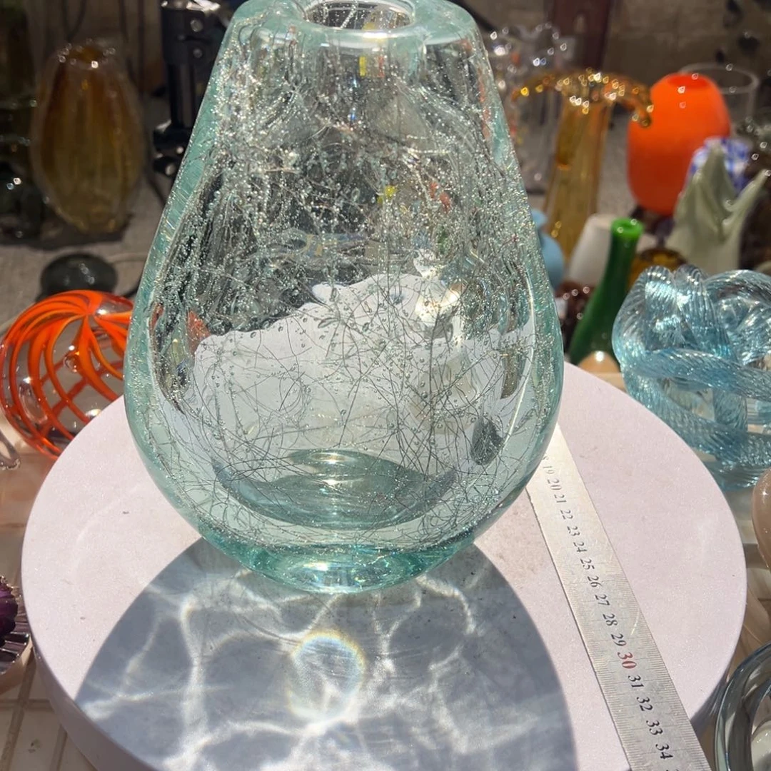 弘扬琉璃花器磕碰高度21