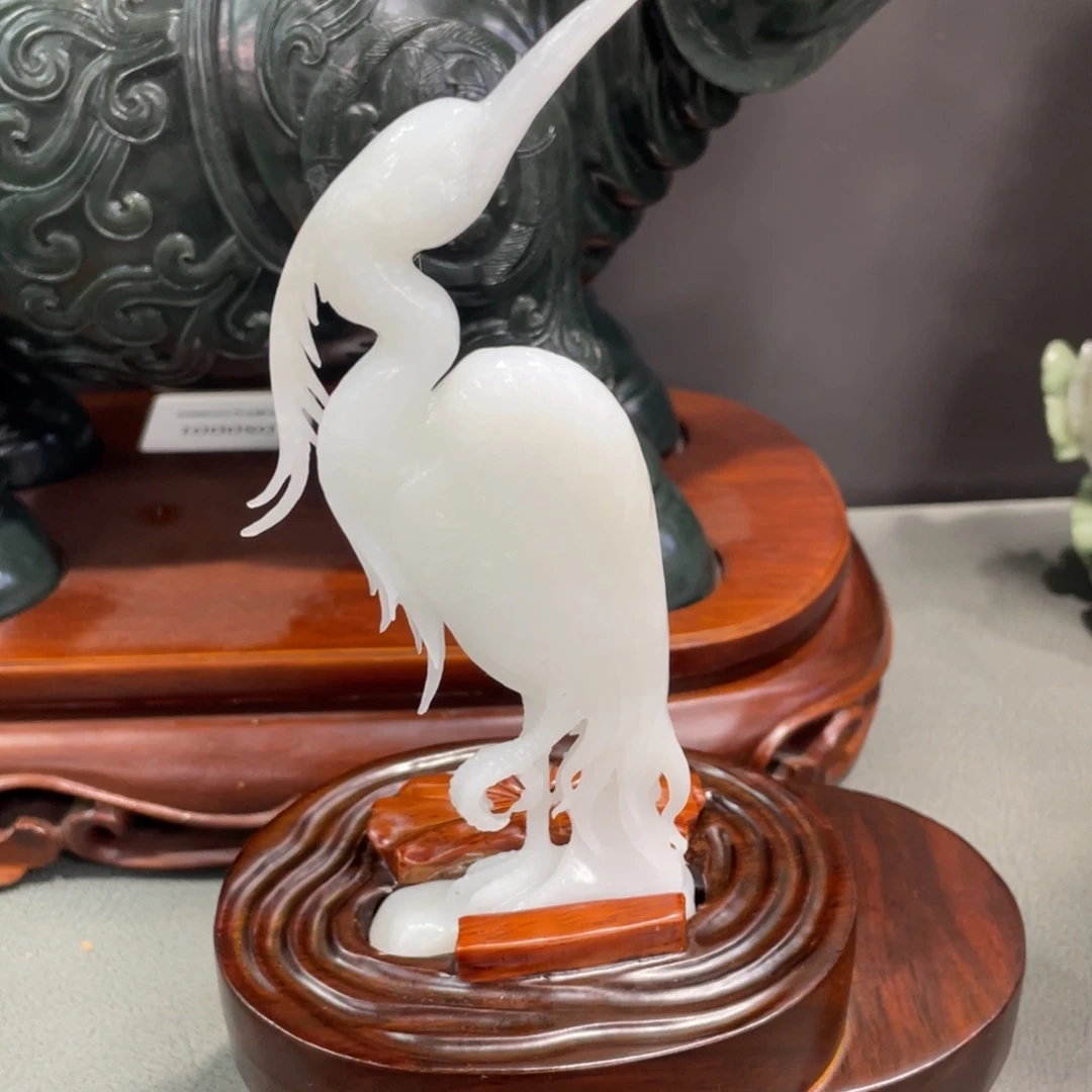 和田玉未镶嵌摆件