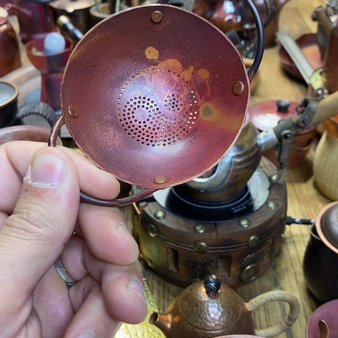 任和堂纯紫铜茶漏5866559