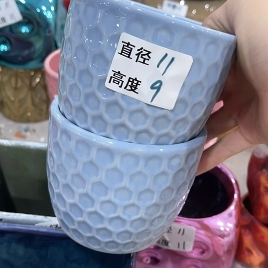 多肉绿植陶瓷花盆9.9包邮