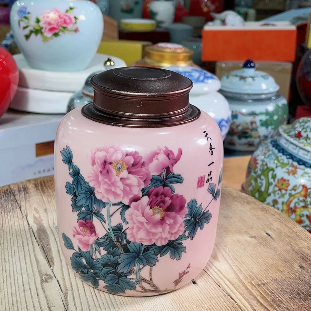 【闪购商品】罐陶瓷茶叶罐密封罐