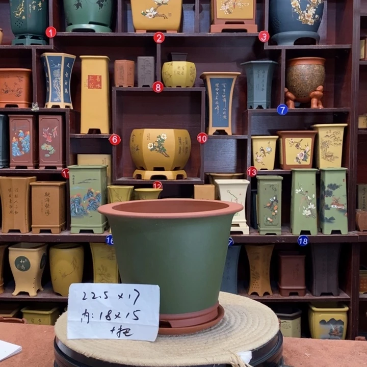 紫砂花盆紫砂艺术