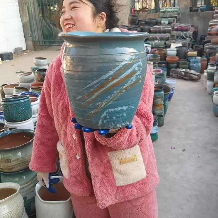 红陶口25高25瑕疵